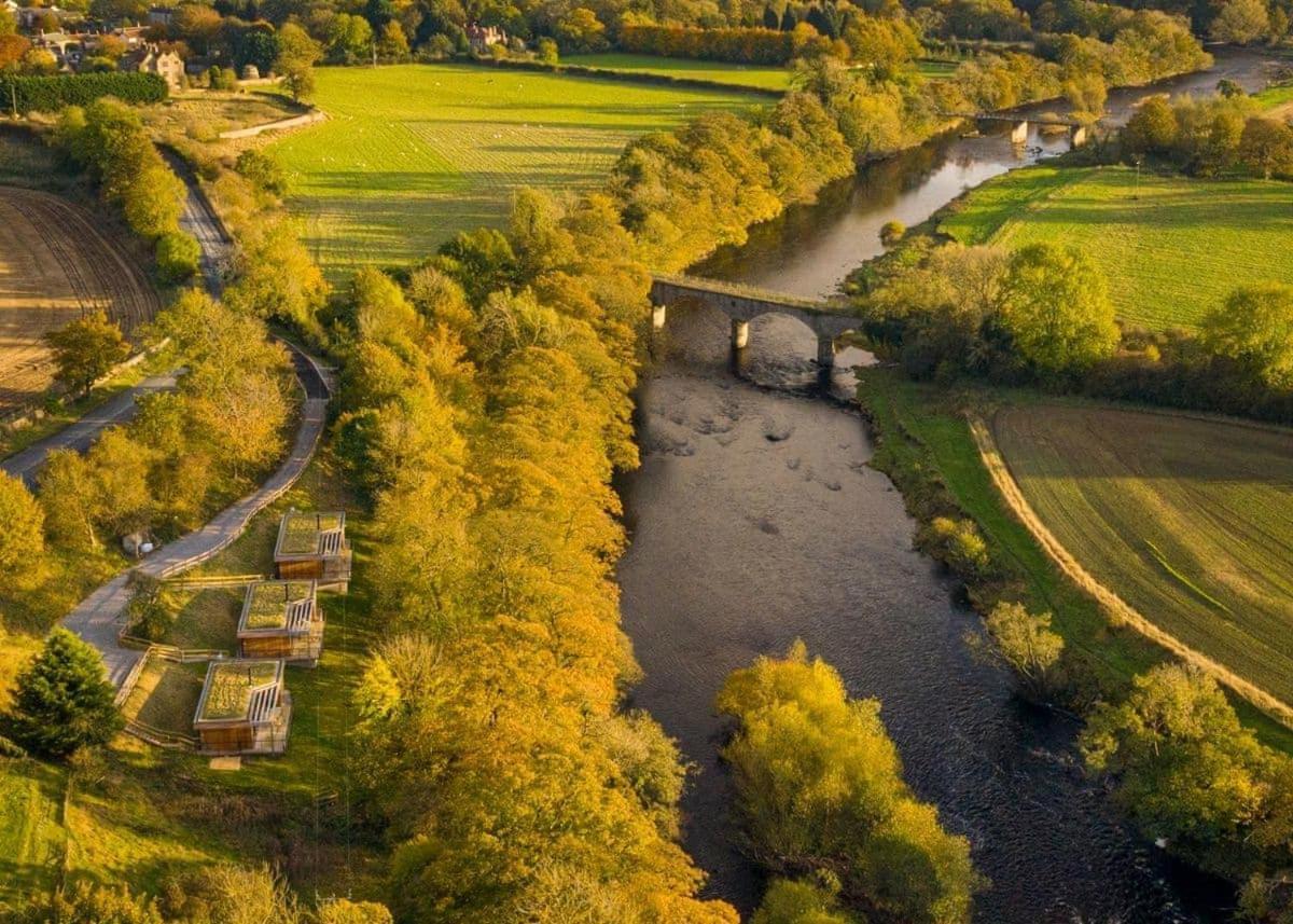 Whispering Waters Teesdale Lodges Gainford ภายนอก รูปภาพ